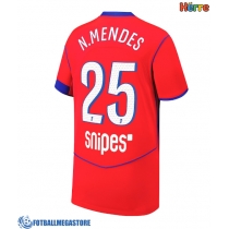 Fotballdrakt Herre Paris Saint-Germain Nuno Mendes #25 Tredjedrakt 2025-26 Kortermet